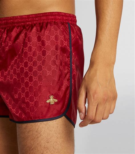 gucci swim shorts bee